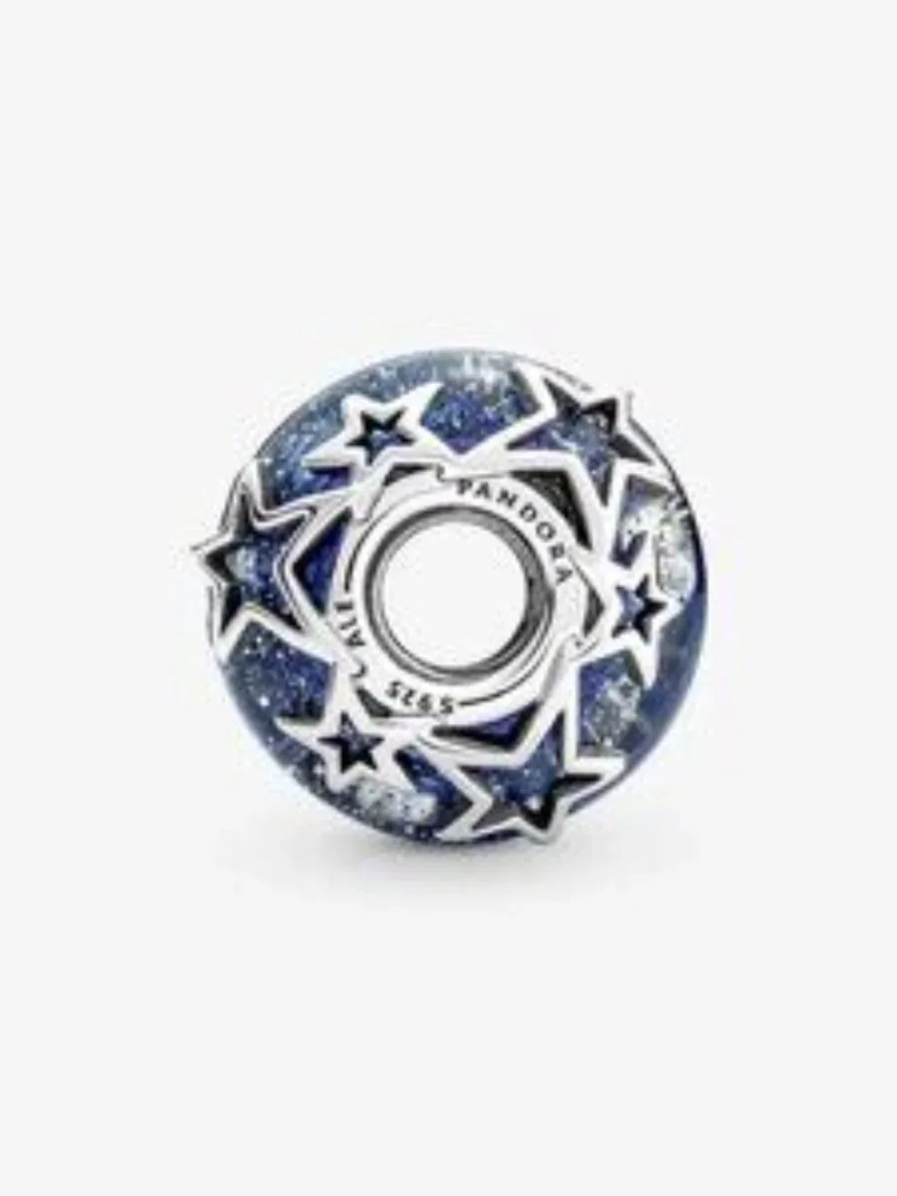 Pandora Galaxy Blue & Star Murano Charm